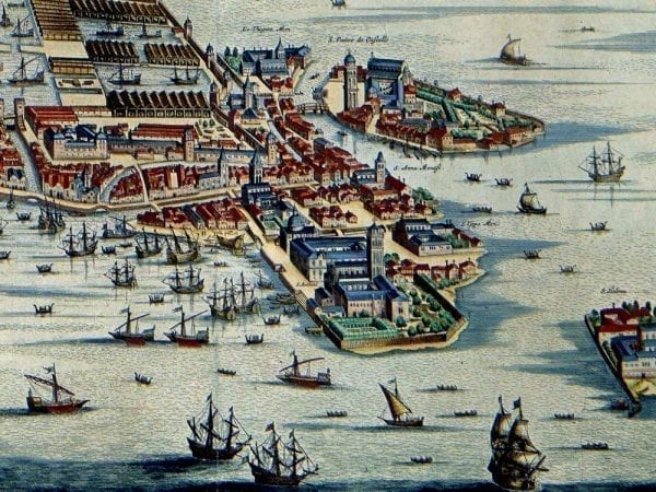 Venice 1724 Antique Map