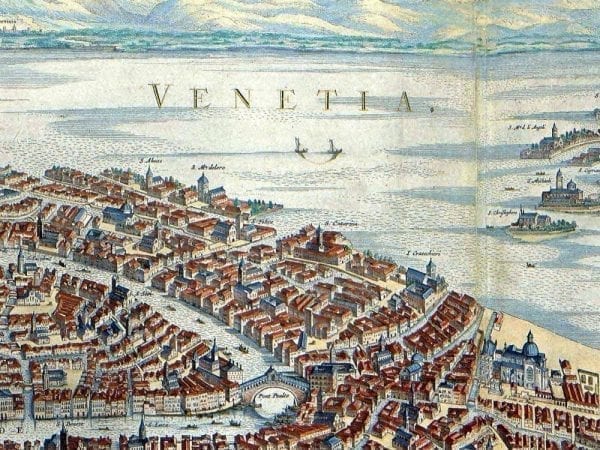 Venice 1724 Antique Map