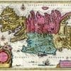 Iceland 1665 Antique Map
