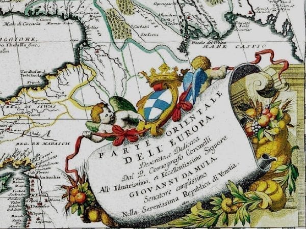 Europe 1690 Antique Map