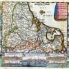 Low Countries 1710 Antique Map