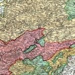 Burgundy 1716 Antique Map