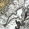 Burgundy 1716 Antique Map