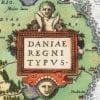 Denmark 1570 Antique Map