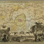 Frankfort 1720 Antique Map