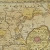 Frankfort 1720 Antique Map