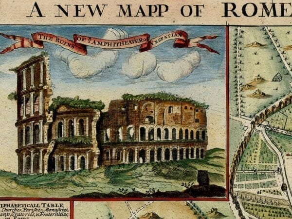 Rome 1721 Antique Map