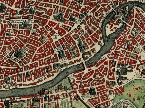 Rome 1721 Antique Map
