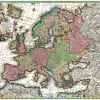 Europe 1730 Antique Map