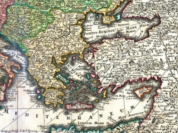 Europe 1730 Antique Map