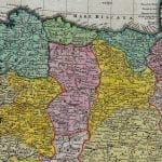 Spain & Portugal 1730 Antique Map