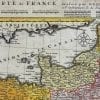 France 1741 Antique Map