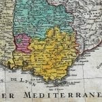 France 1741 Antique Map