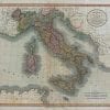 Italy 1799 Antique Map