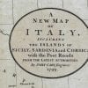 Italy 1799 Antique Map