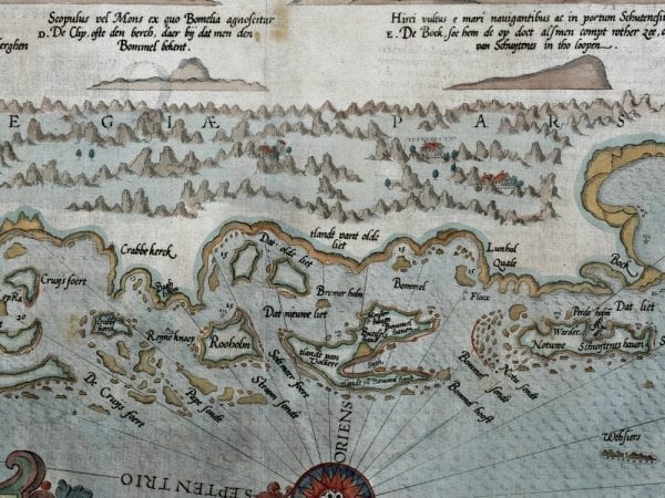 Norway 1588 Antique Map