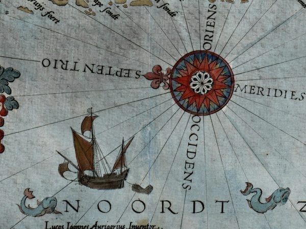 Norway 1588 Antique Map