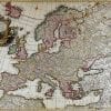 Europe 1700 Antique Map