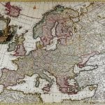 Europe 1700 Antique Map