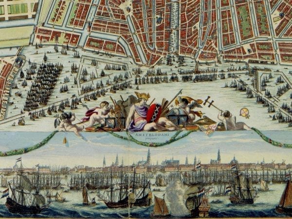 Amsterdam 1688 Antique Map