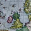 Northern Europe 1570 Antique Map