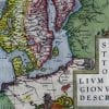Northern Europe 1570 Antique Map