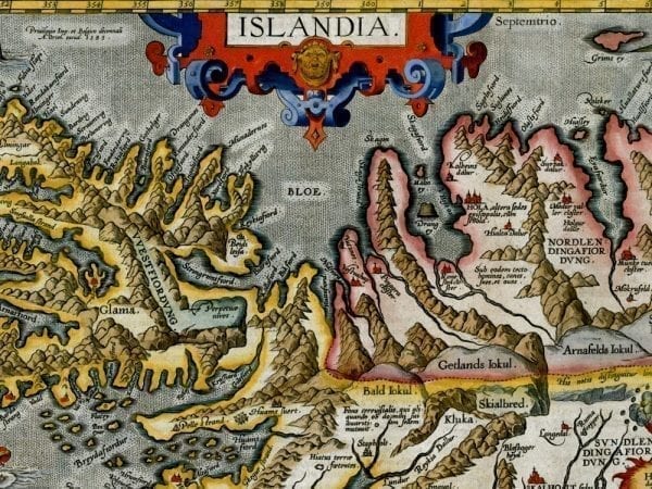 Iceland 1608 Antique Map