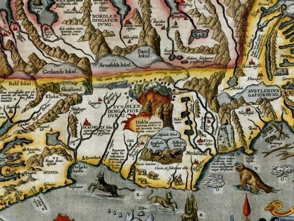 Iceland 1608 Antique Map