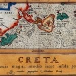 Crete 1595 Antique Map
