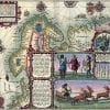 Scandinavia 1601 Antique Map