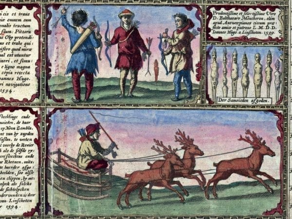 Scandinavia 1601 Antique Map