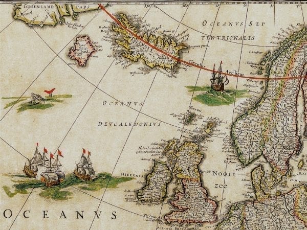 Europe 1650 Antique Map