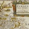 Europe 1650 Antique Map