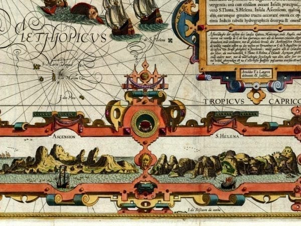 Africa 1596 Antique Map