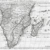 South Africa 1730 Antique Map