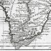 South Africa 1730 Antique Map