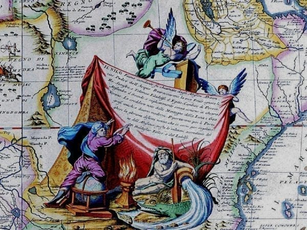 Africa 1692 Antique Map