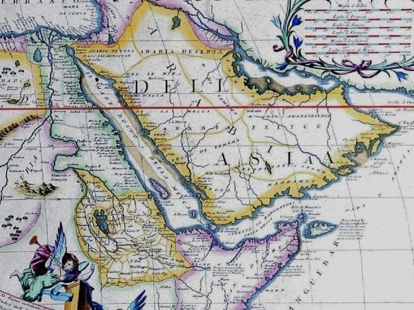 Africa 1692 Antique Map