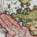 Magellan's Voyage 1700 Antique Map