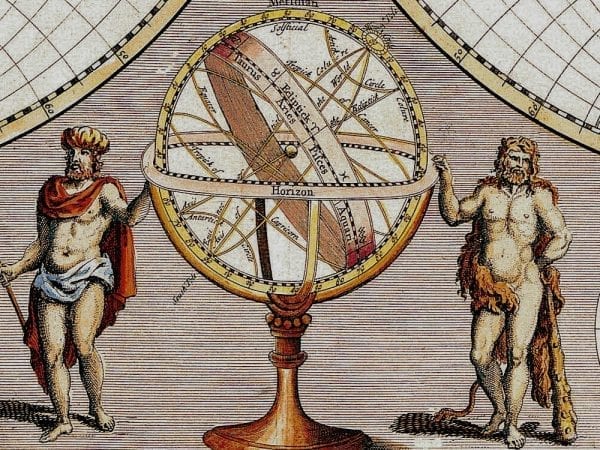 Senex World Map 1721 Antique Map