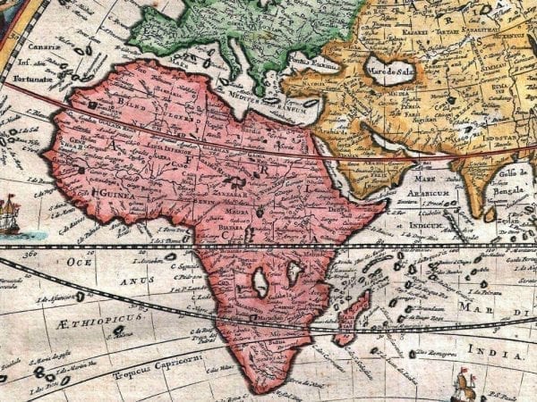 Stoopendaal World Map 1730 Antique Map
