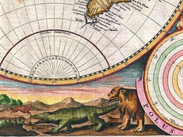 Stoopendaal World Map 1730 Antique Map