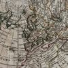 Northern Hemisphere 1741 Antique Map