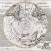 Southern Hemisphere 1741 Antique Map