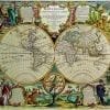 Nolin World Map 1755 Antique Map