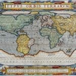 Ortelius World Map 1570 Antique Map