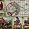 Piscator World Map 1652 Antique Map