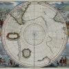 The South Pole 1638 Antique Map