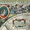 Hondius World Map 1641 Antique Map