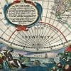 Hondius World Map 1641 Antique Map